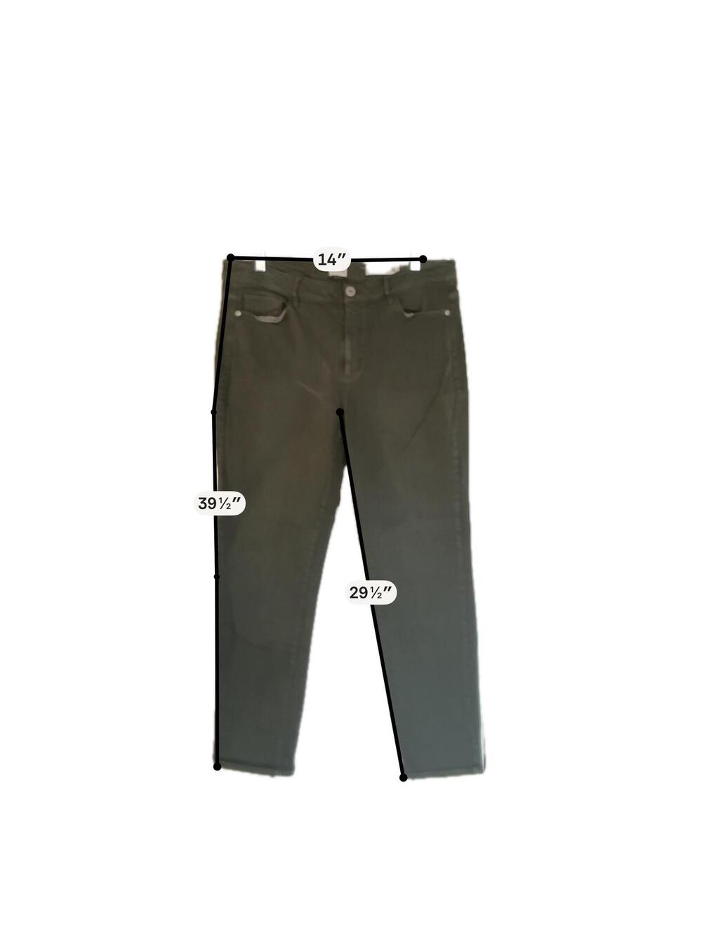 J.Jill Boyfriend Straight Leg Ankle Jeans Size 14 - Picture 3 of 4